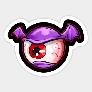 One Eyed Demon One Eye With Tiny Wings Costume Halloween Sticker